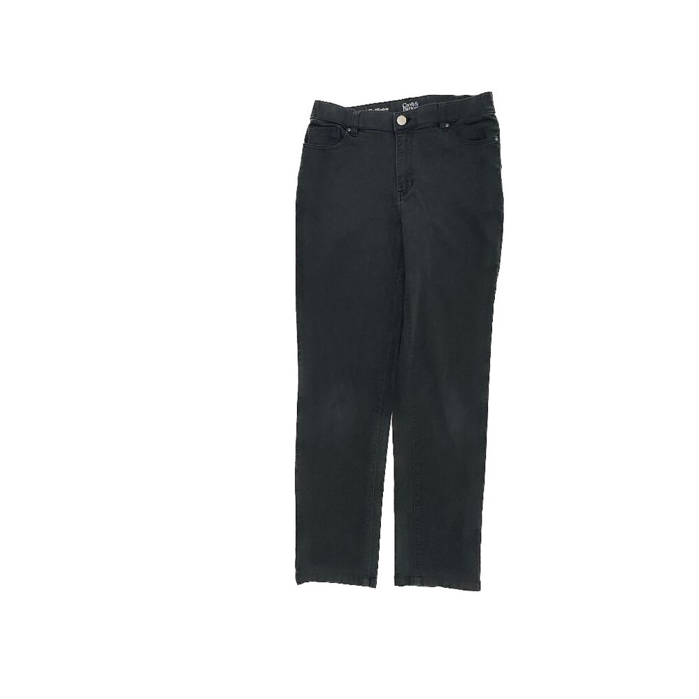 Croft & Barrel The Effortless Stretch Pant Women's size 8 Faded Black Pants